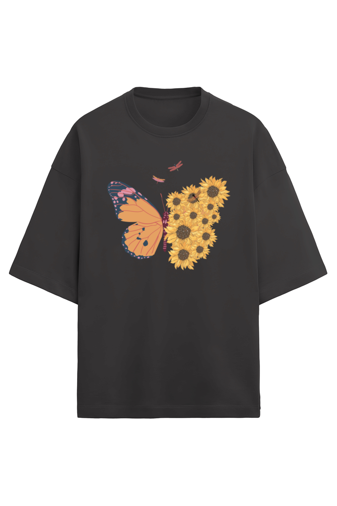 Butterfly Terry Oversized T-Shirt