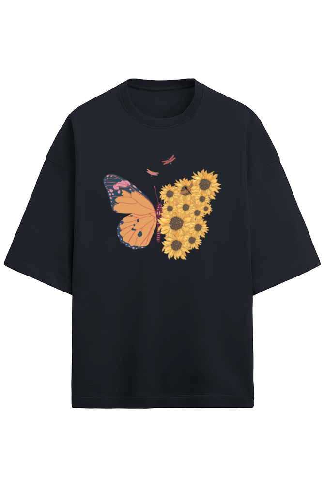 Butterfly Terry Oversized T-Shirt