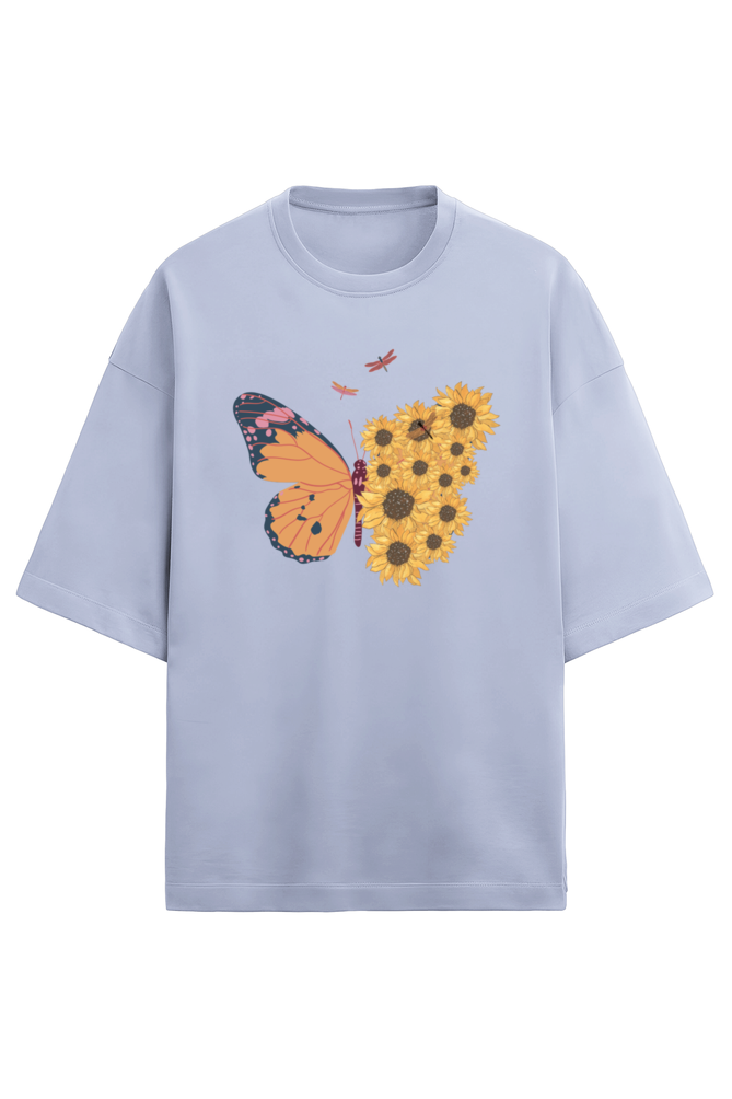 Butterfly Terry Oversized T-Shirt