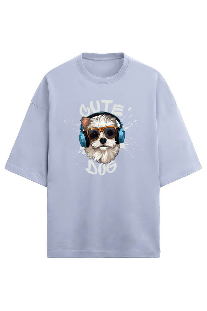 Cute Dog - Terry Oversized T-Shirt