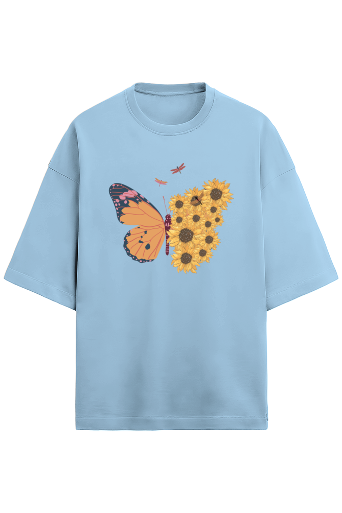 Butterfly Terry Oversized T-Shirt