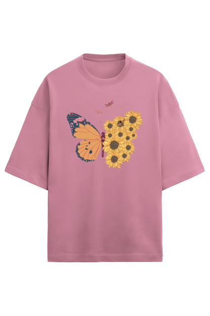 Butterfly Terry Oversized T-Shirt