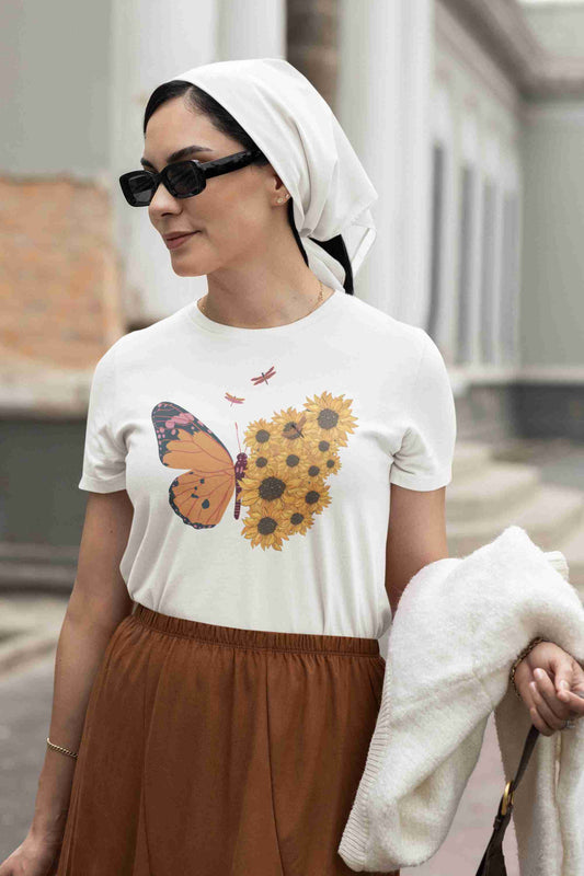 Butterfly Terry Oversized T-Shirt