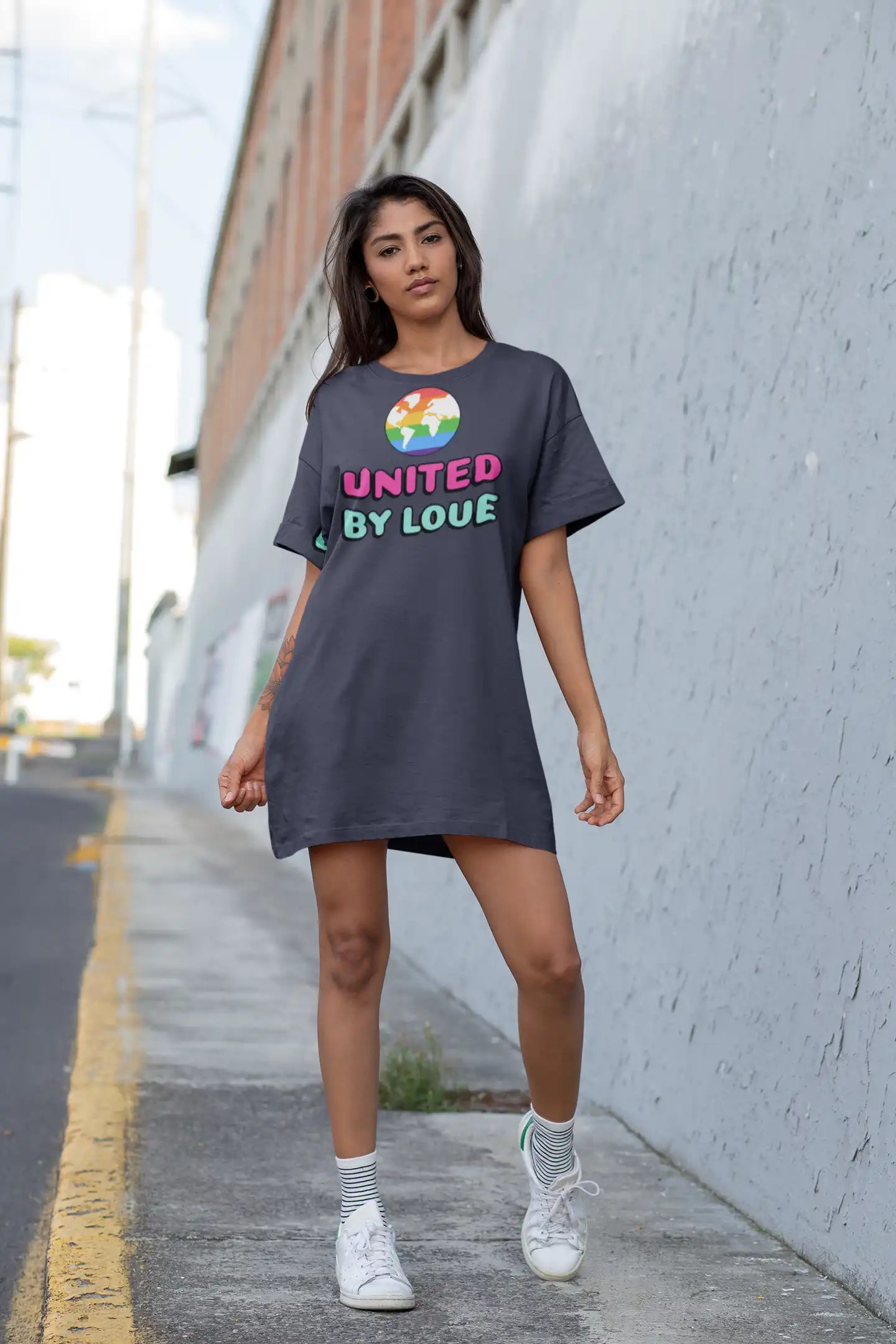 United by Love  T-Shirt Dress