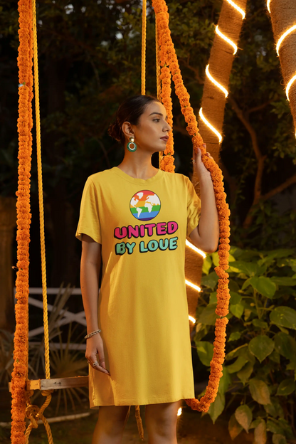 United by Love  T-Shirt Dress