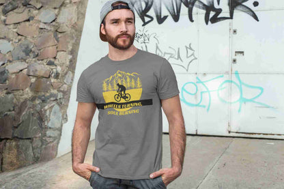 Wheels turning , soul burning  T-Shirt Male