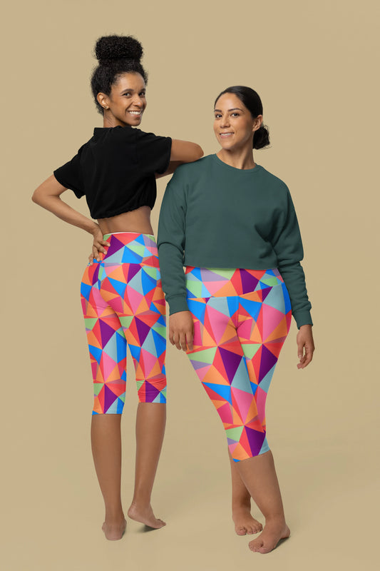 Triangle - Capri High Waist Leggings